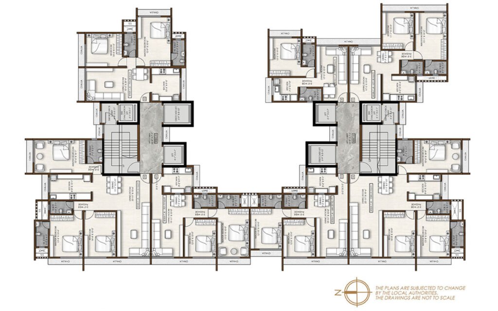 Floor plan Kaveri PCPL Malad west Link road,Kaveri PCPL Malad west Link road 1bhk,Kaveri PCPL Malad west Link road 2bhk,Kaveri PCPL Malad west Link road 3bhk